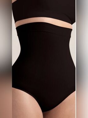 Shapermint Essentials All Day Every Day High-Waisted Shaper Panty Black XS/S NWT